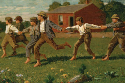 Winslow-Homer, Snap the Whip, 1872, Metropolitan Museum of Art